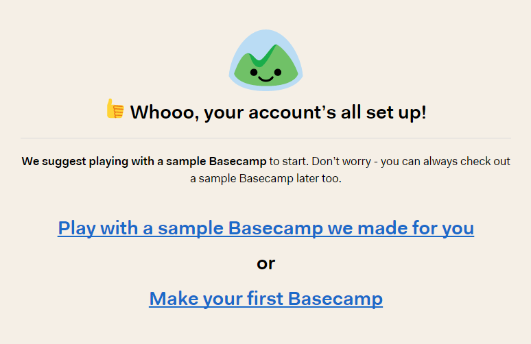blank state page basecamp 3