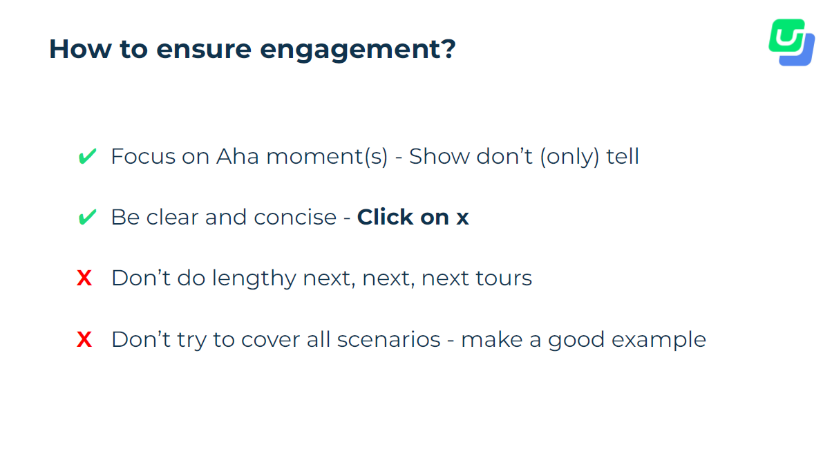 How to ensure engagement with the help of onboarding tours